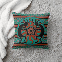 Kokopelli Southwest Turquise Decorative