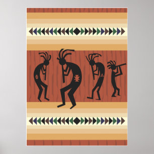Kokopelli stam- tryck