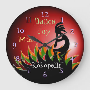 Kokopelli Stor Klocka