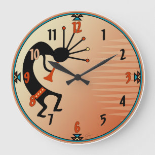 Kokopelli Stor Klocka