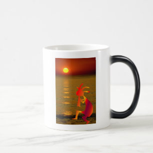 Kokopelli Sunset Magisk Mugg