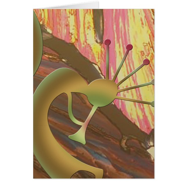 Kokopelli Sylt session Hälsningskort (Framsidan)