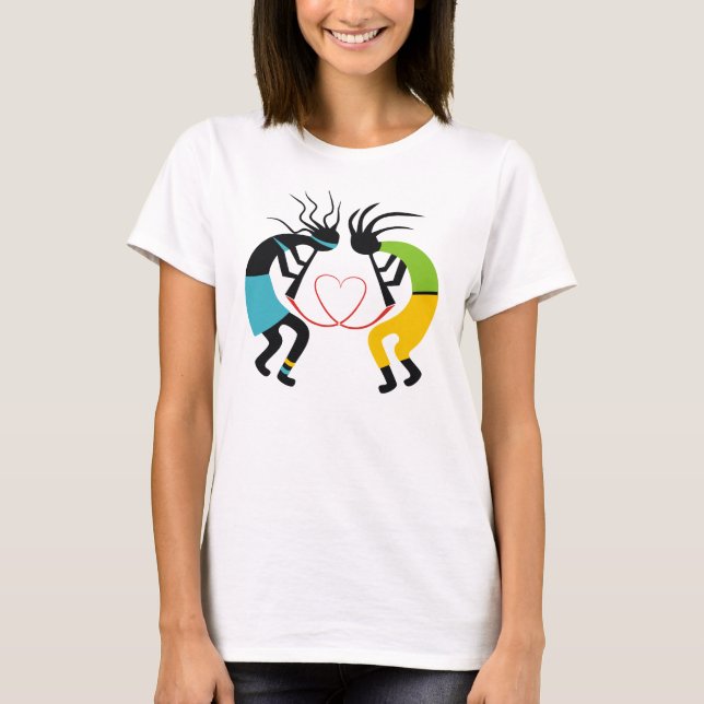 Kokopelli T-Shirts. T Shirt (Framsida)