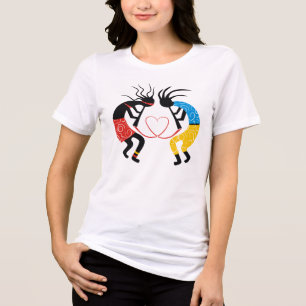 Kokopelli T-Shirts. T-shirt I Triblend-tyg