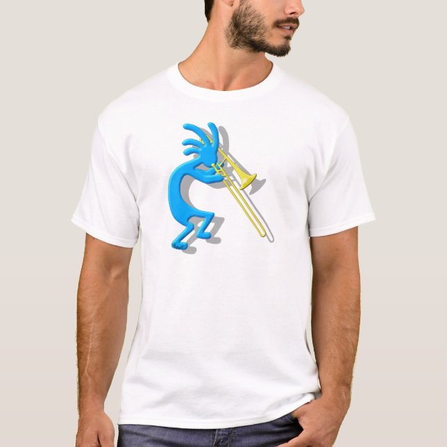 Kokopelli Trombone T-shirt (Framsida)