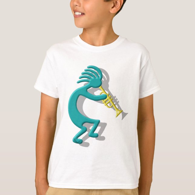 Kokopelli trumpet tee (Framsida)