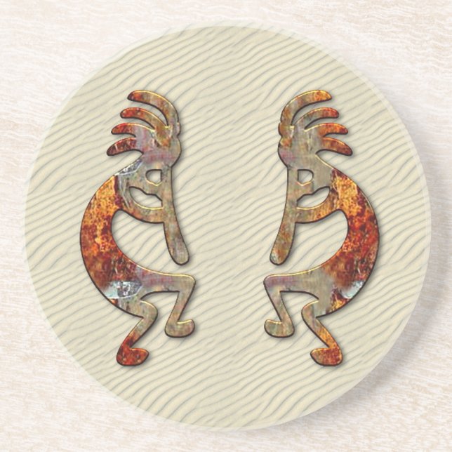 Kokopelli TwoSq Underlägg Sandsten (Framsidan)
