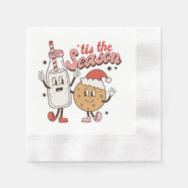 Kokor för jultomter mjölk pappersservett