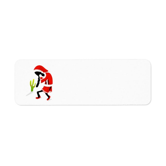 KokoSantapelli-juletiketter Returadress Etikett (Framsidan)