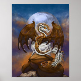 Kokosdragagon 11x14 (4x6 och uppåt) poster