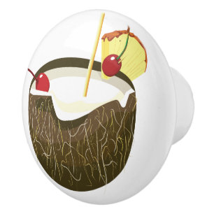 Kokosdrick Tiki Pub Door Knob Knopp