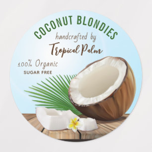 Kokosfrukt Klistermärke