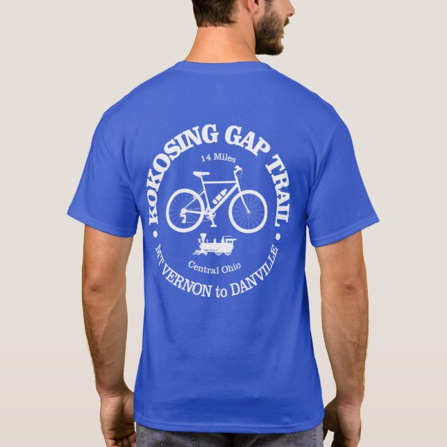 Kokosing Gap Trail (cykling) T Shirt (Baksida)