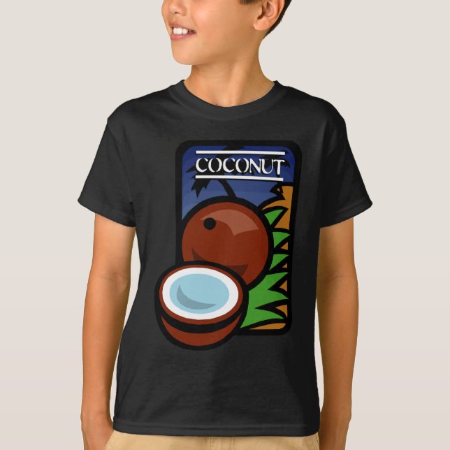 Kokosnöt Tee Shirt (Framsida)
