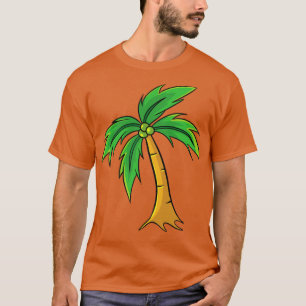 kokosnöt träd t shirt