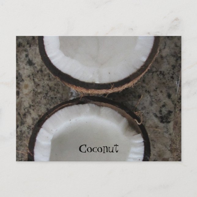 Kokosnöt Vykort (Framsida)