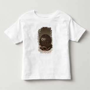 Kokosnöten sculpted in i ett ansikte, c.1895 tee shirt