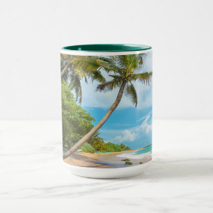 Kokosnöthandflatan, Mirissa strand   Sri Lanka Mugg