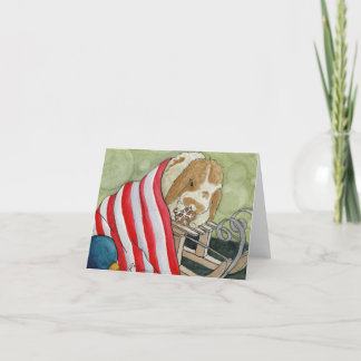 Kokosnöts Äventyr: decemberkort 4" x 5,6" Helgkort