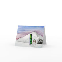 Kokosnöts Äventyr: januari kort 4" x 5,6"