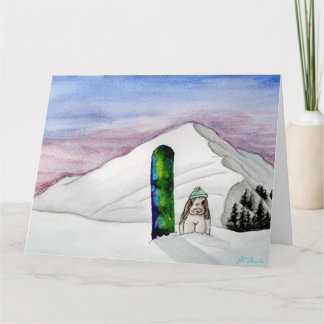 Kokosnöts Äventyr: januari-kort 8,5" x 11" Tack Kort