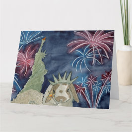 Kokosnöts Äventyr: Julhälsningskort 8,5" x 11" Tack Kort