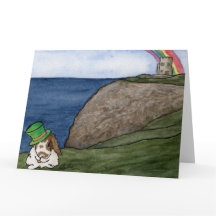 Kokosnöts Äventyr: Mars hälsningskort 8,5" x 11"