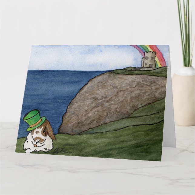 Kokosnöts Äventyr: Mars hälsningskort 8,5" x 11" Tack Kort (Framsida)