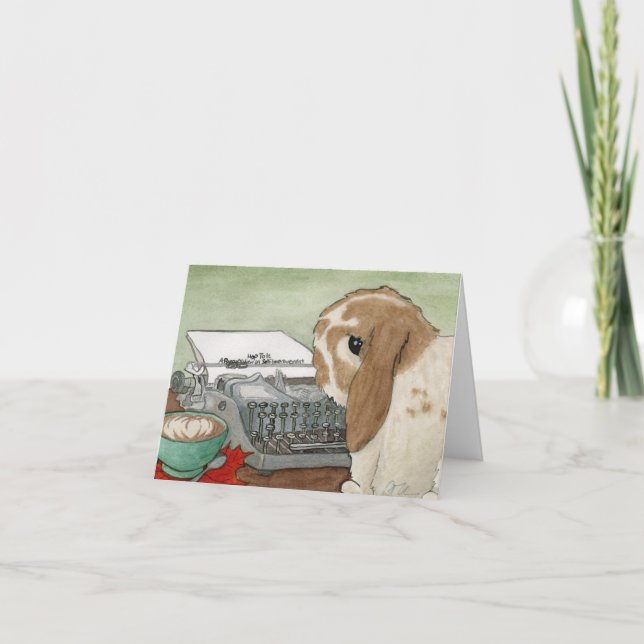 Kokosnöts Äventyr: November Card 4" x 5,6" Helgkort (Framsida)