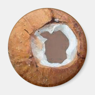 Kokosnötvattenfärg - magnet