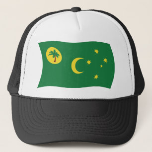 Kokosöarnas Flagg Hatt Keps