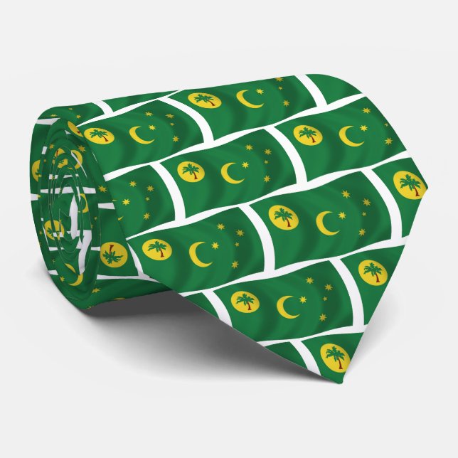Kokosöarnas flagga slips (Rullad)