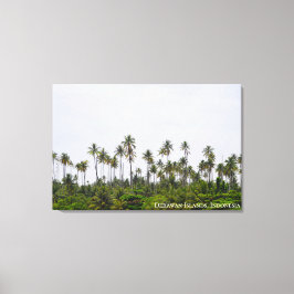 Kokospalmslandscape Resebild Canvastryck