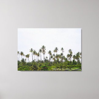 Kokospalmslandscape Resebild Canvastryck
