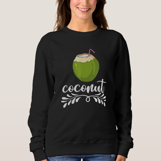 Kokossommarfrukt Kokosnöt T Shirt (Framsida)