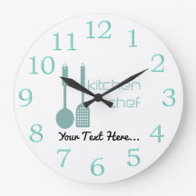 Kökost Logotyp Mint Grönt White Clock