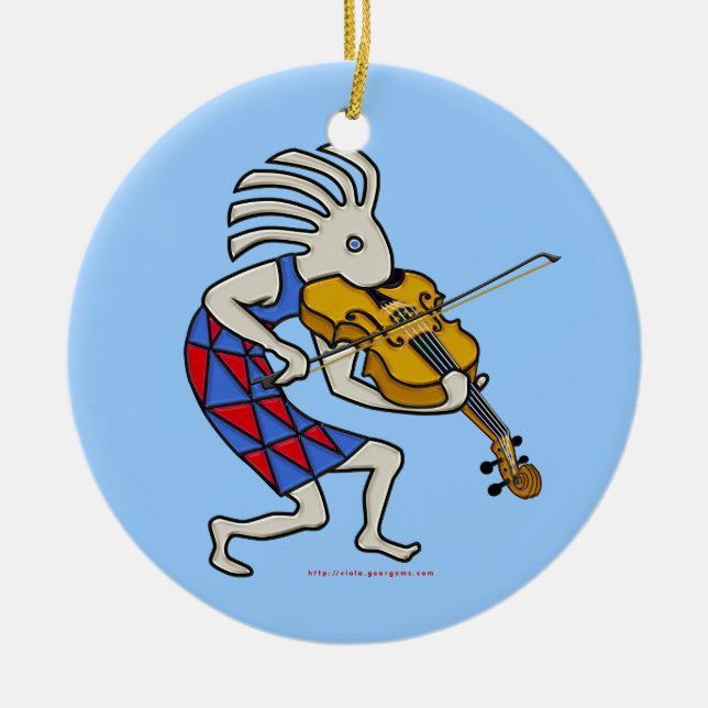 Kokovioli Julgransprydnad Keramik (Framsidan)