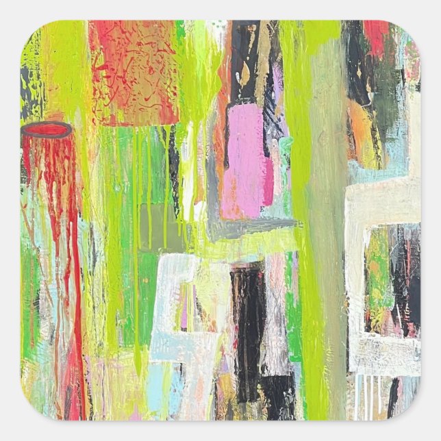 Kokpunktsmärken Fyrkantigt Klistermärke (Framsida)