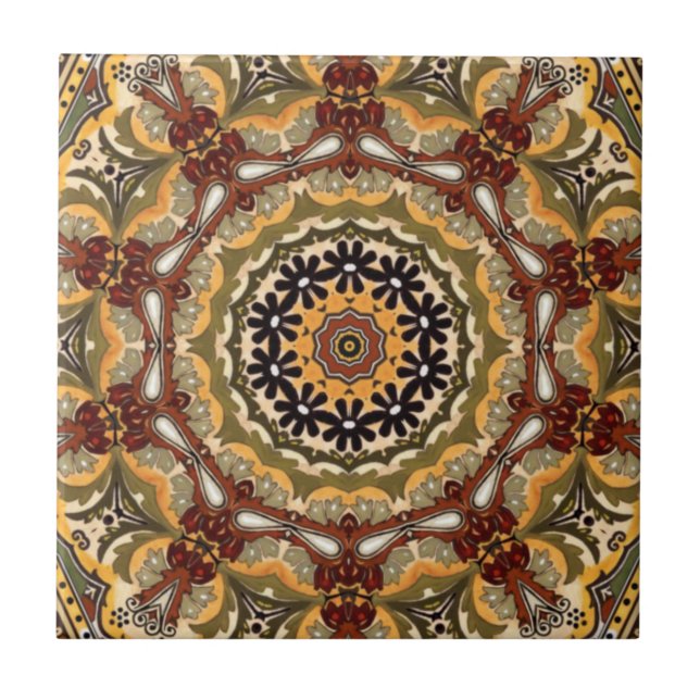 Köks ~ Bakgrundsruta för accent Tile ~ Tuscan Färg Kakelplatta (Framsidan)