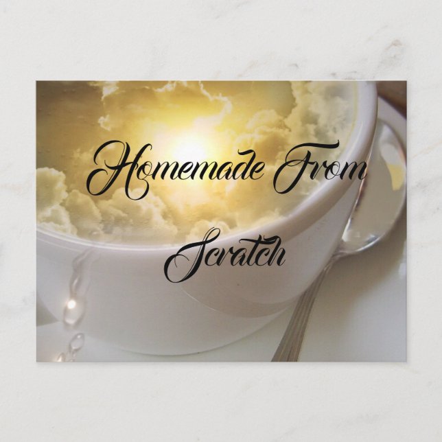 Köks Chef Food Dinner Destiny's Destiny Vykort (Framsida)