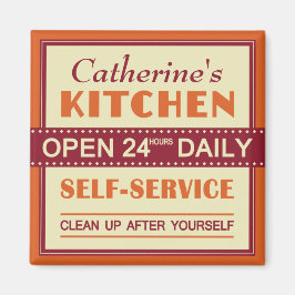 Köks - eget namn - magnet