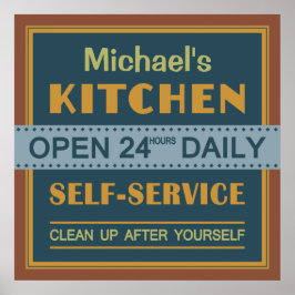 Köks - eget namn - poster