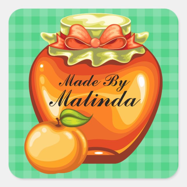 Köks - Köksmärke - SRF Fyrkantigt Klistermärke (Framsida)