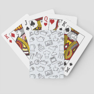 Köks Mönster 4 Spel Kort