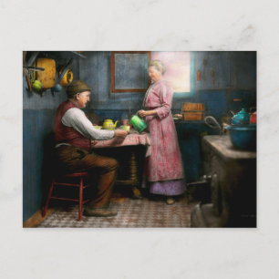 Köks - morgonkaffe 1915 vykort