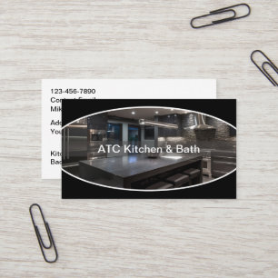 Köks- och badbyggnadstjänster visitkort