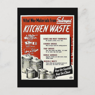 Köks Slösar Vykort