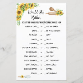 Köks som piskat bort Möhippa Game Solros