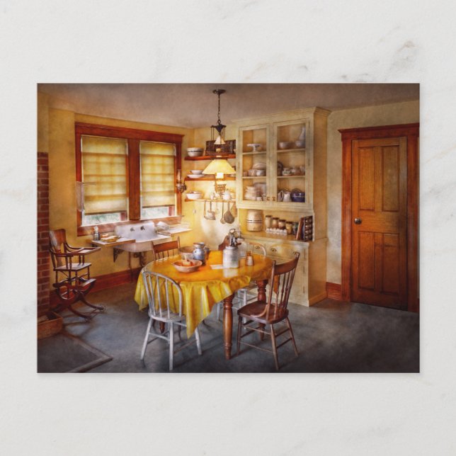 Köks - typiskt köksverk vykort (Framsida)