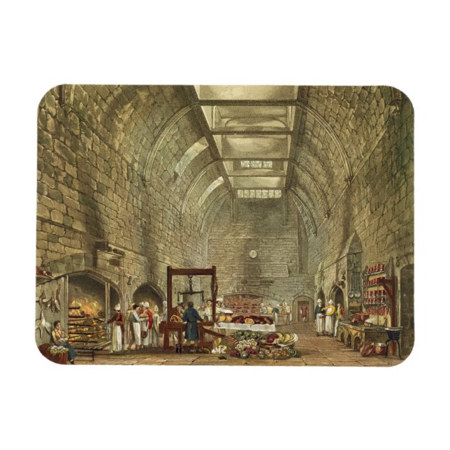 Köks, Windsor Castle, graverad av Willi Magnet (Horisontell)